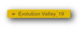 sign to Evolution Valley, 19 miles