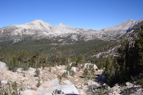 Pioneer Basin viewed from Mono Pass, John Muir Wilderness, California