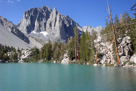 First Lake among Big Pine Lakes, John Muir Wilderness, California