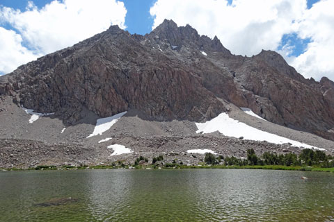 Center Peak and Golden Bear Lake, Kings Canyon National Park, California