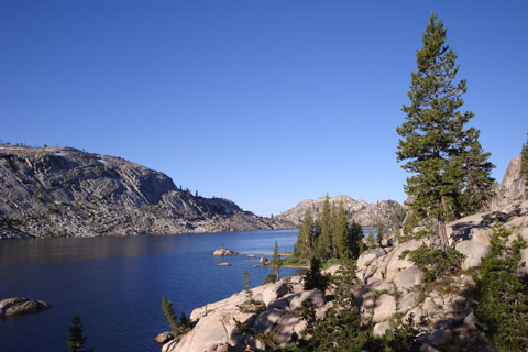 Emigrant Lake beach, Emigrant Wilderness, California