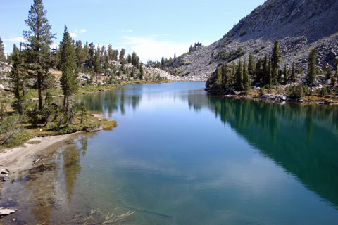 One of the upper Graveyard Lakes, John Muir Wilderness, California