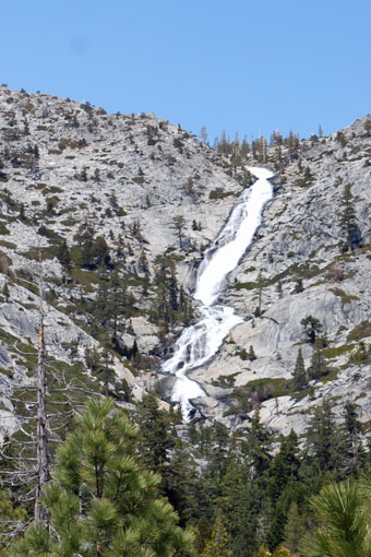 Horsetail_falls, Twin Bridges, El Dorado County, CA