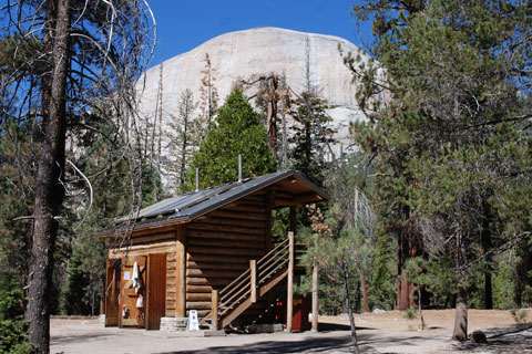 Little Yosemite Valley Campground restroom, Yosemite National park, California