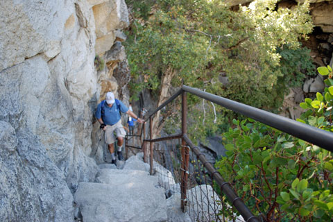 Mist Trail and Vernal Fall, Yosemite National Park, California