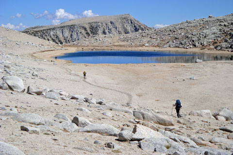 Summit Lake at Mono Pass, John Muir Wilderness, California