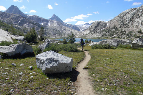 trail to Evolution Lake, Kings Canyon National Park, California