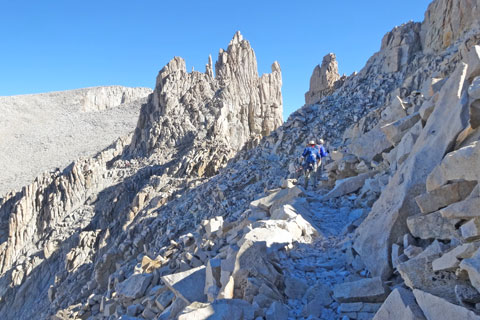 ascending mount whitney, sequoia National Park, California