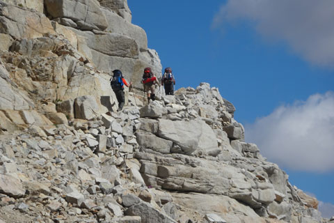 north side Forester Pass, Kings Canyon National Park, California