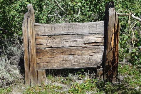 Gravesite, Deadman Canyon, Kings Canyon National Park, California