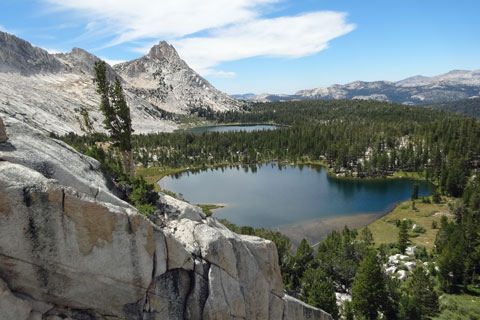 Middle and Lower Young Lakes, Yosemite National Park, California